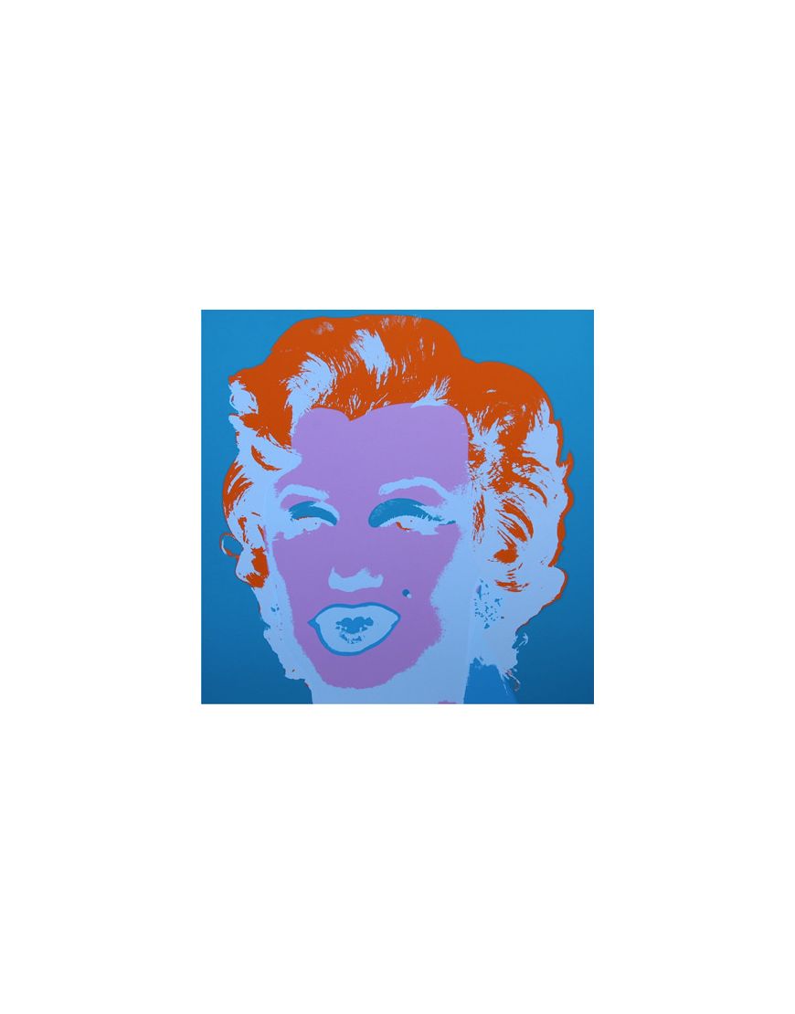 Marilyn Monroe-Purple On Blue 11.29