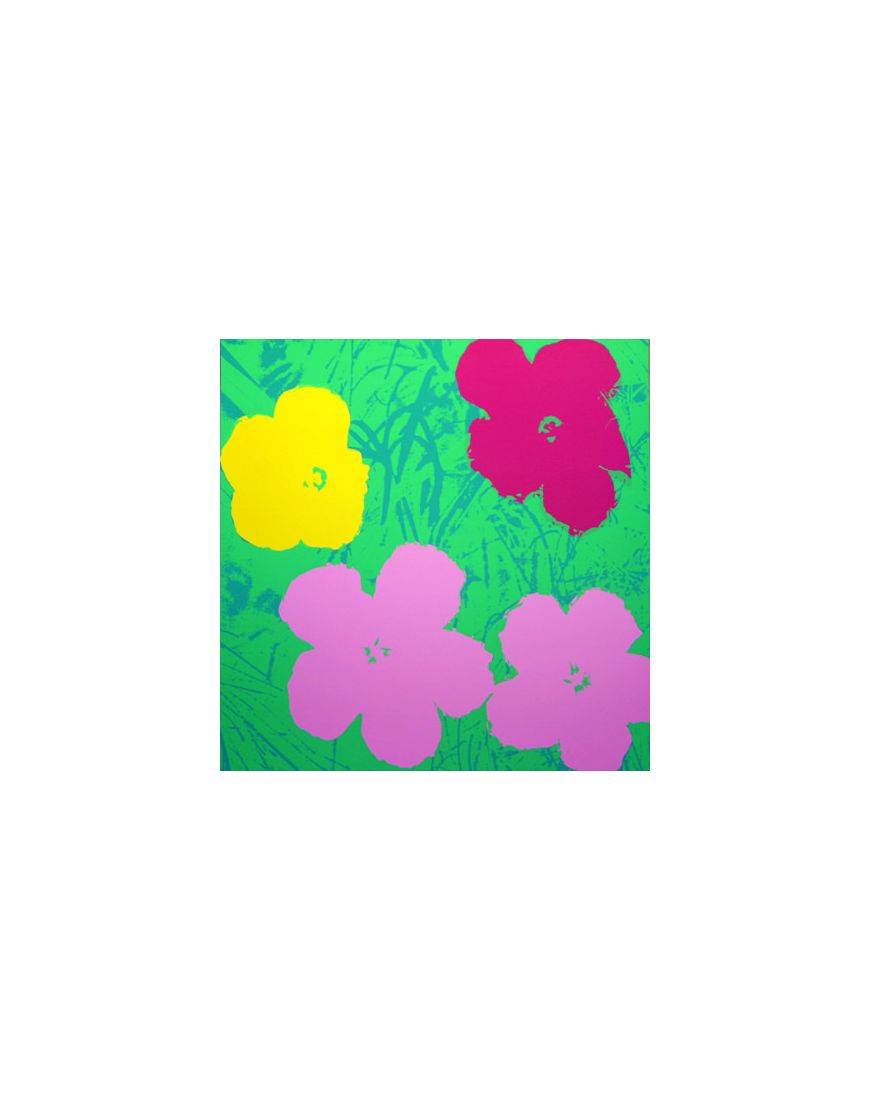 Flowers - Pink/Yellow On Green 11.68