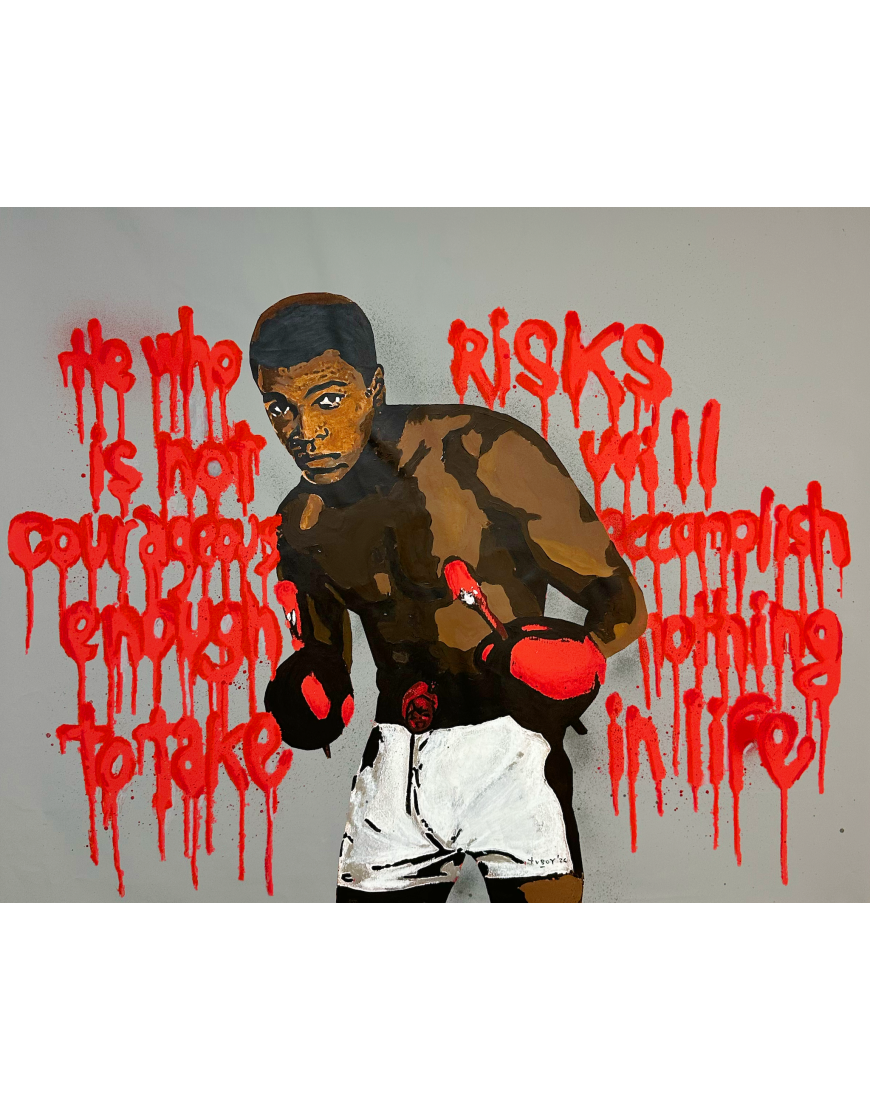 Take Risks Muhammad Ali - Red
