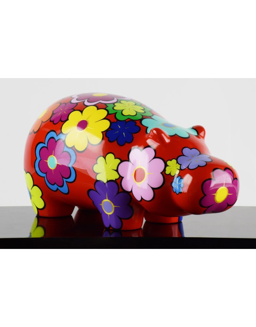 Floro Red - Hippop Art , Size XL