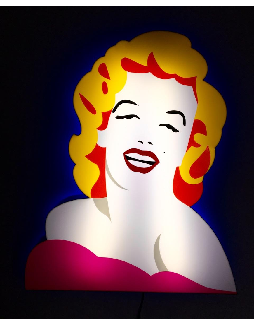 Marilyn Monroe (light sculpture)