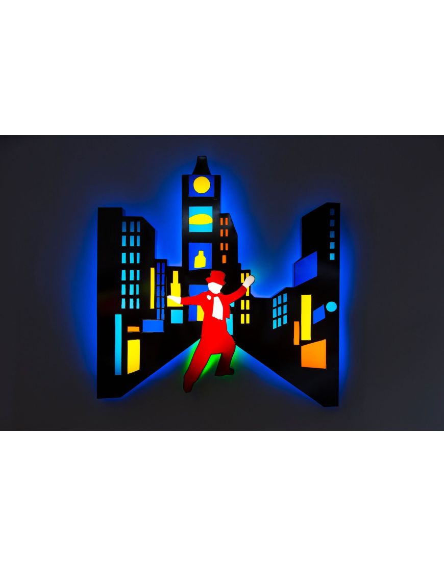 Times Square Ballerino (Light Sculpture)