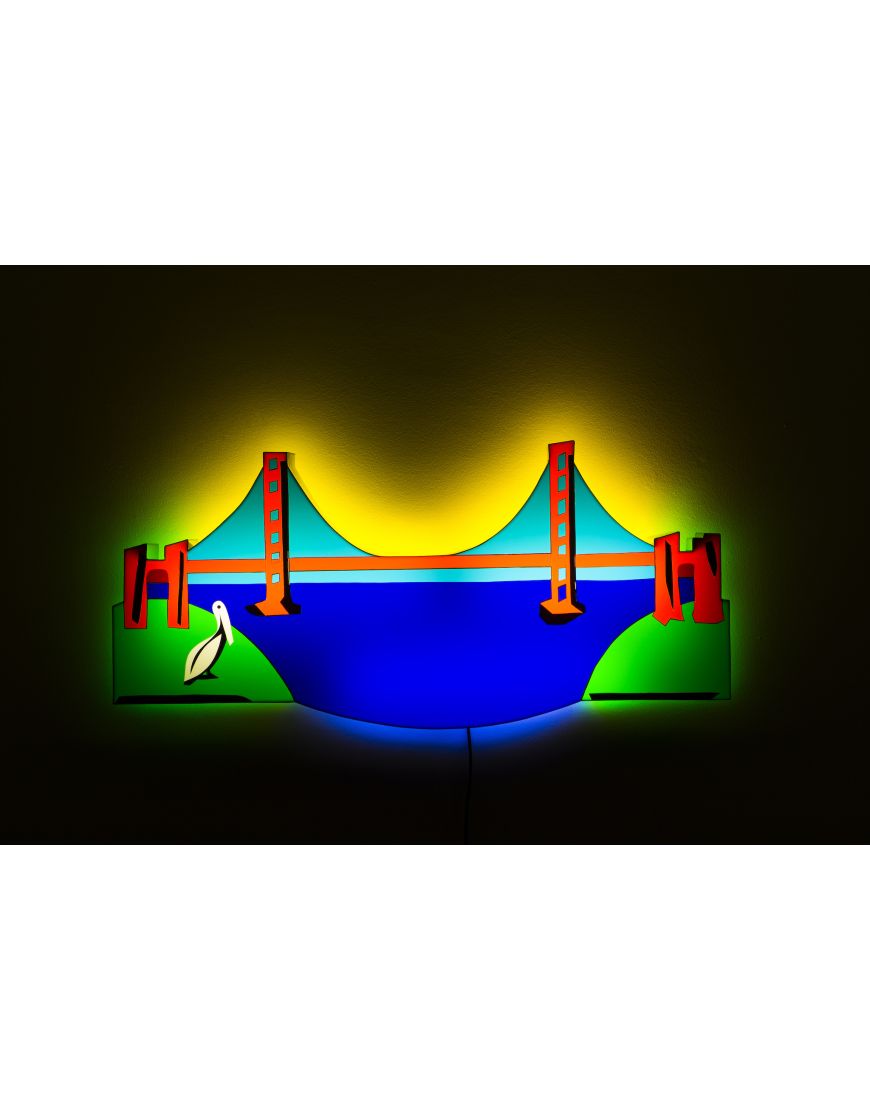 Golden Gate Bridge (Light Sculpture)