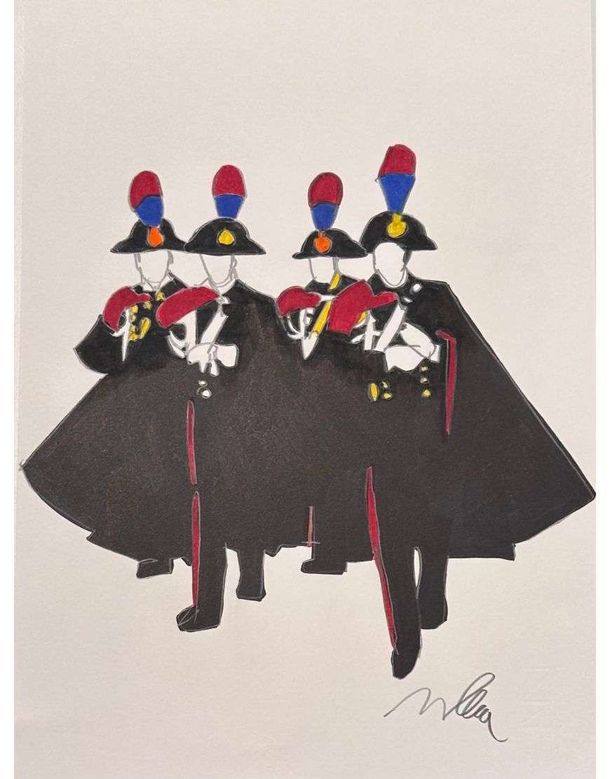 Carabinieri in alta uniforme