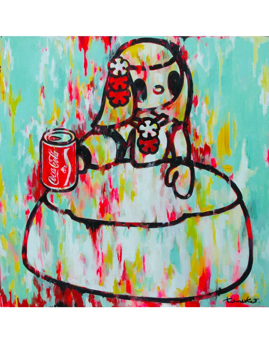 Margherita with Coca Cola Blue Compose