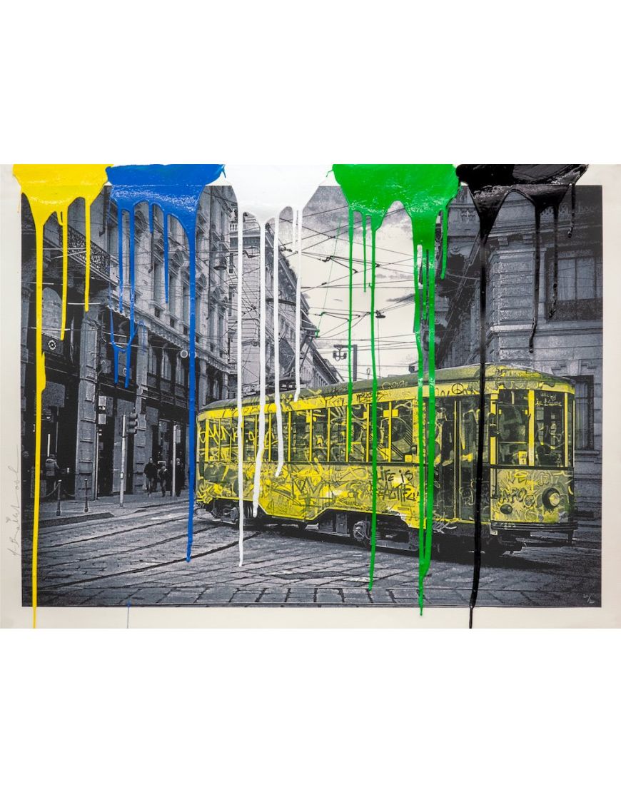 Tram Milan - Yellow
