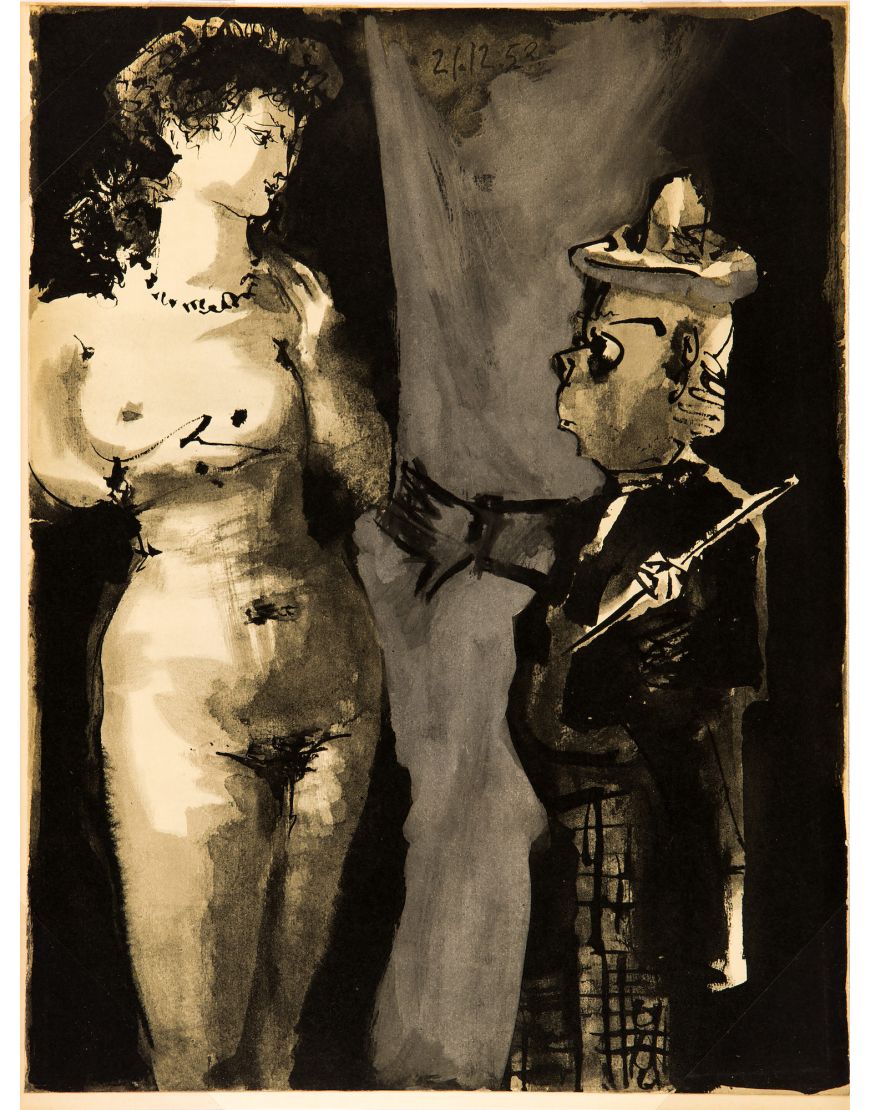 Nude with Ringmaster