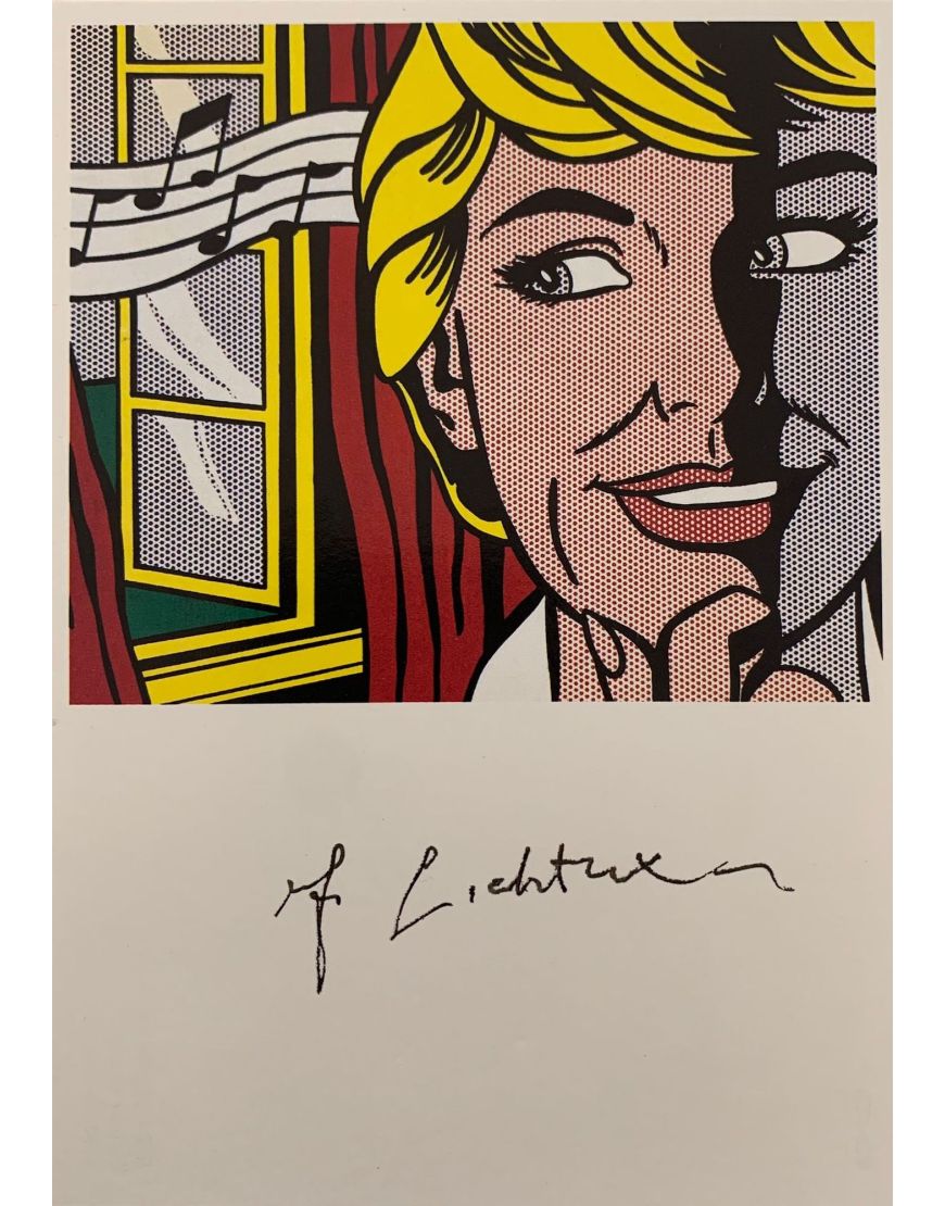 tekort serveerster analyseren Roy Lichtenstein - Plakat Sound of Music (Julie Andrews)