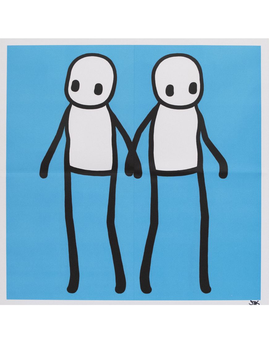 Holding Hands (Blue)