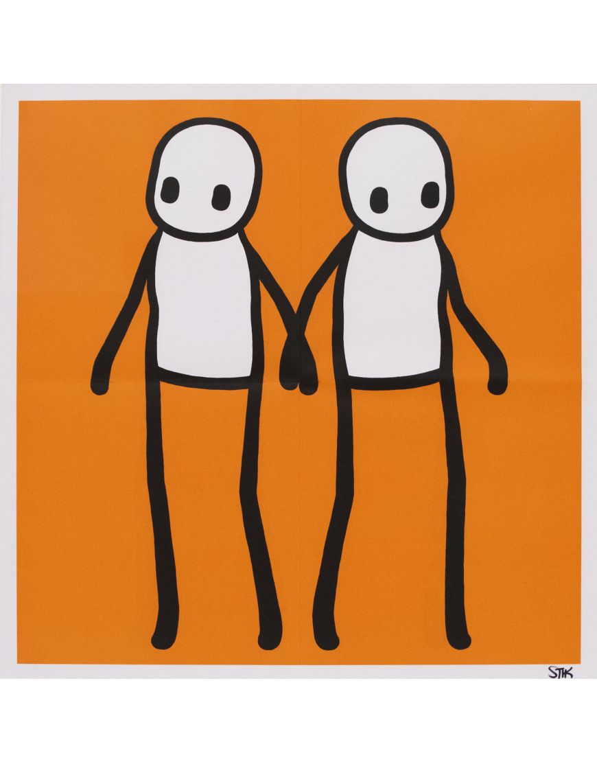 Holding Hands (Orange)