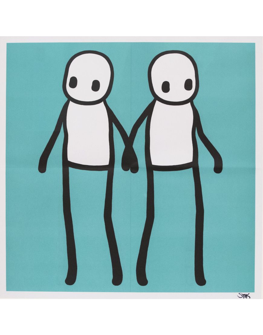 Holding Hands (Teal)
