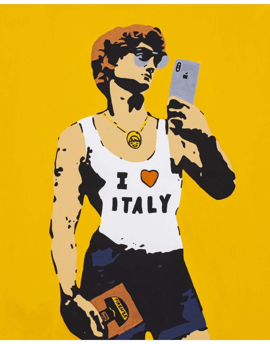 David the tourist - Yellow