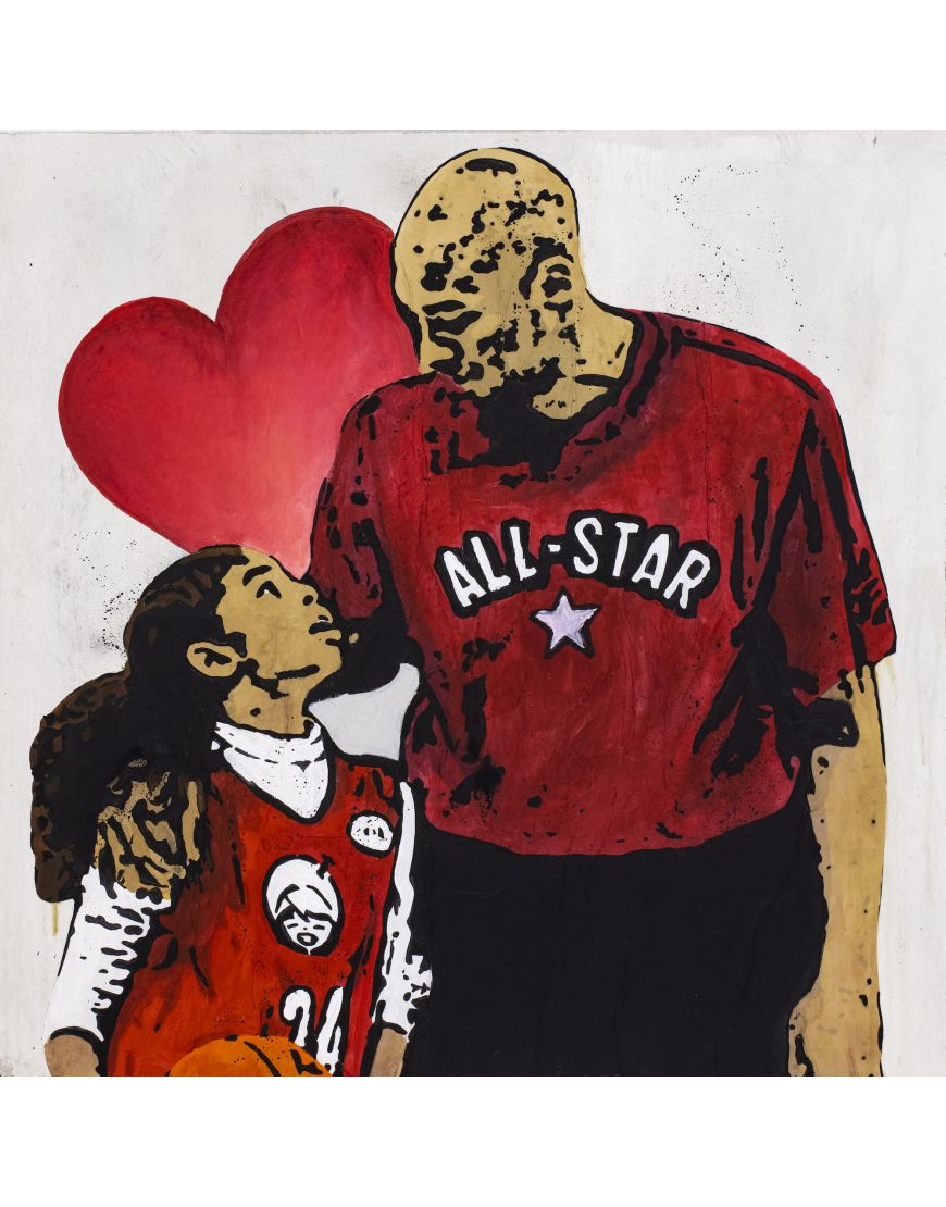 Kobe and Gianna true Love neverdies - Heart