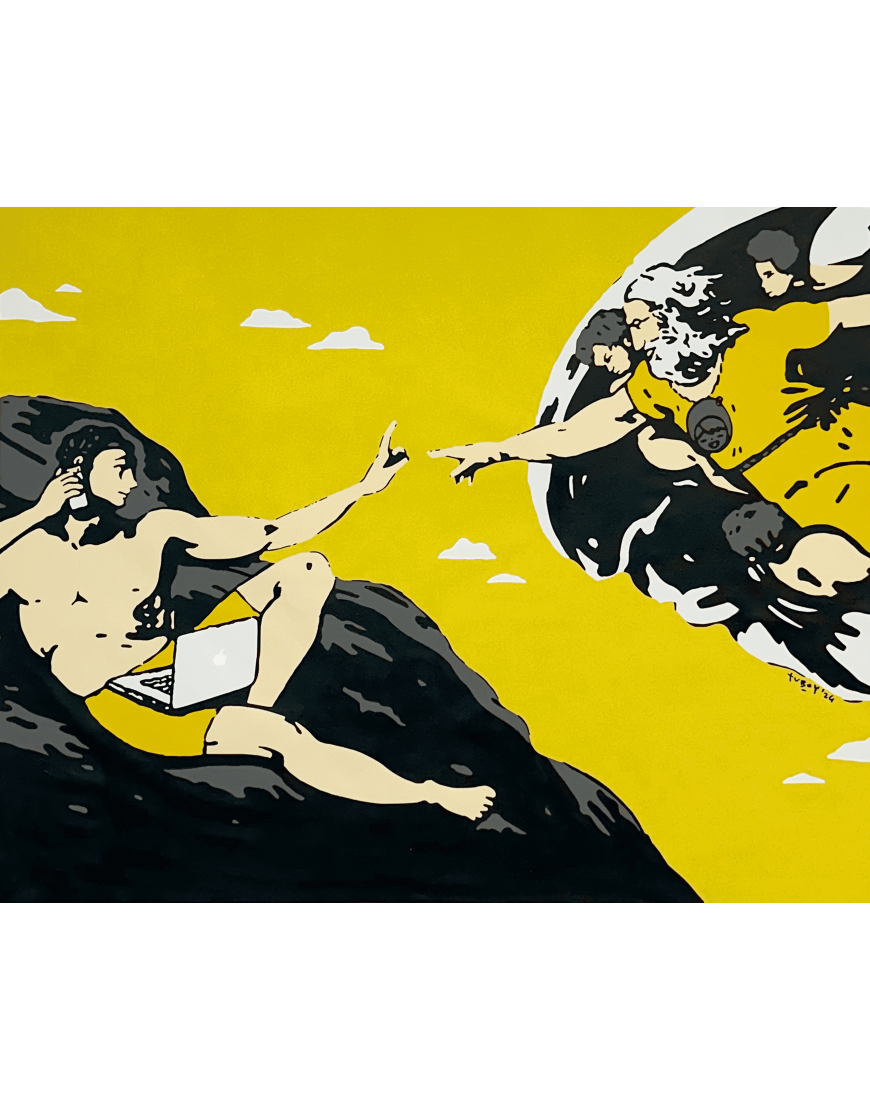 Contemporary Adam - Light Yellow