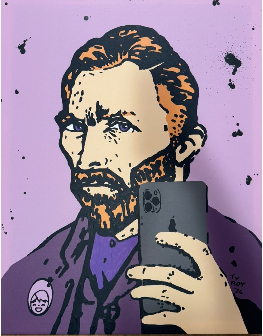 Vincent's Selfie Purple