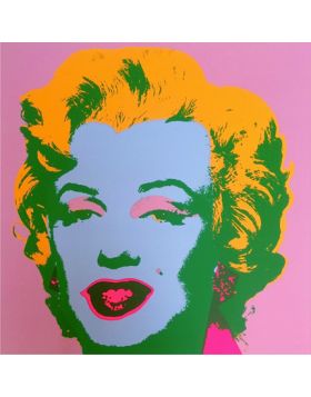 Marilyn Monroe-Yellow//Blue On Pink 11.28
