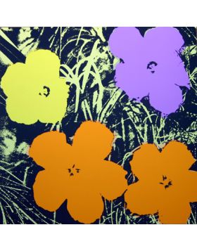 Flowers-Orange/Yellow/Purple 11.67