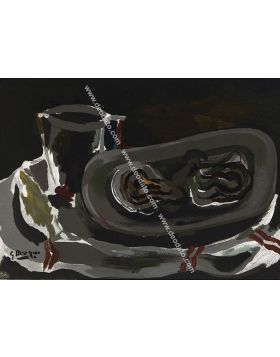 Still life and oysters