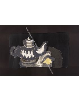Grey teapot