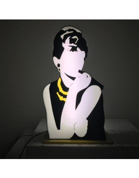 Audrey Hepburn (light sculpture)