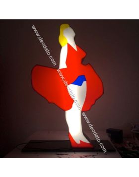 Marilyn Monroe (light sculpture)