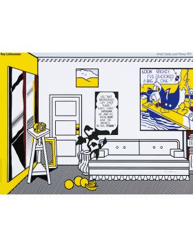 Artist's Studio (Look Mickey) - Signed Poster