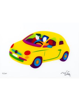 Fiat 500 Fluo (Yellow)
