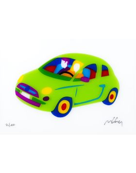 Fiat 500 Fluo (Green)
