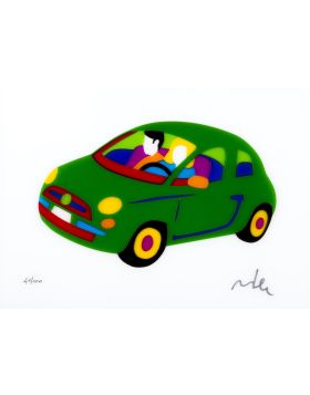Fiat 500 Vintage (Green)