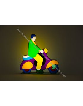 Vespa (light sculpture)