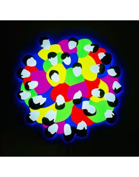 Il Volto degli altri (light sculpture)