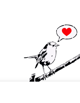 Free as a Bird  - Polymateric Silkscreen 