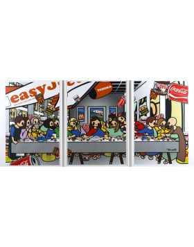 The Last Supper - Triptych on paper