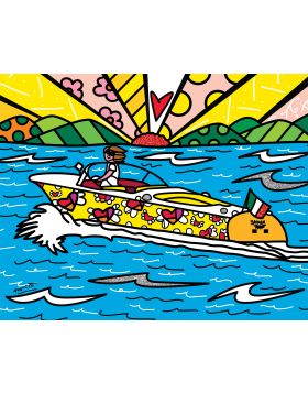 Iseo Lake - Screenprint