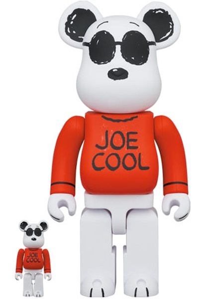 Bearbrick, Joe Cool, 400% + 100% - Open edition - Plastic sculpture - Accompanied by Original Box