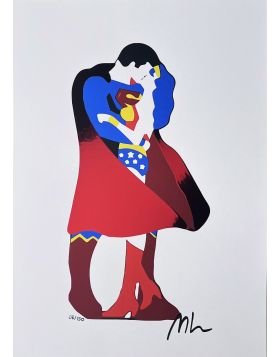 Marco Lodola - Super Kiss - Limited Edition of 150 Pieces