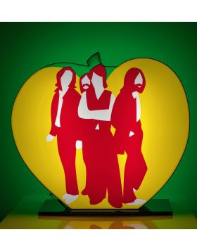 Marco Lodola – The Apple - Beatles (light sculpture) - unique piece - 2023