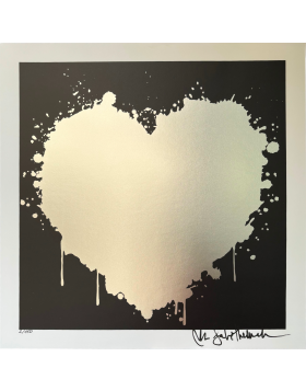 Mr. Savethewall - My Heart - Silkscreen on paper - Limited edition of 150 copies