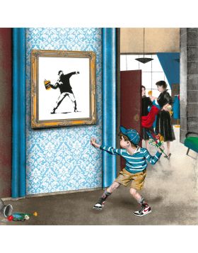 Mr. Brainwash - Life imitates Art - 2020 - Limited edition of 95 pieces - 91x91 cm