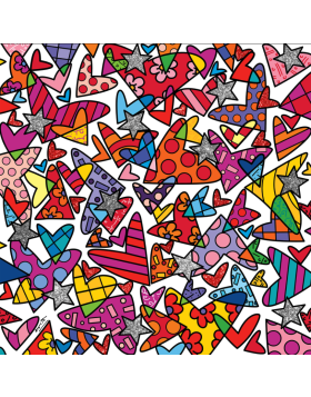 Romero Britto - Blast of love - Edizione Limitata di 90 Esemplari - 2023 - In Vendita Online con Prezzi e Quotazioni su Deodato Arte