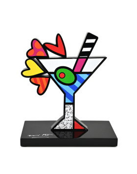 Romero Britto - Martini - Limited Edition of 500 Pieces - Hand-signed