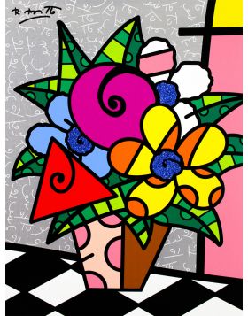 Romero Britto - Flowers For You