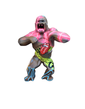 Richard Orlinski - Wild Kong - Street Art Edition - Resin Sculpture - Unique Work