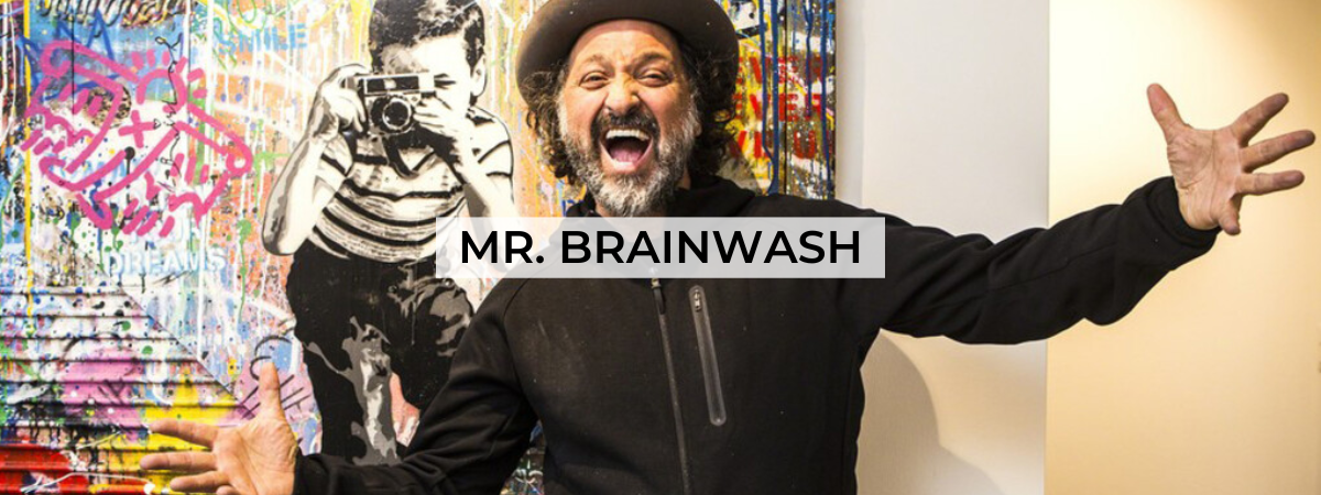 Celebrating the 50th anniversary of the rubik's cube with Mr. Brainwash at deodato arte