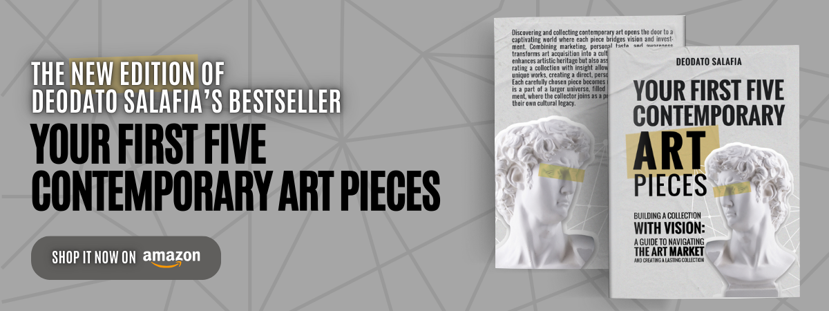 Check out the new English edition of Deodato Salafia's book, “Your First Five Contemporary Art Pieces.”