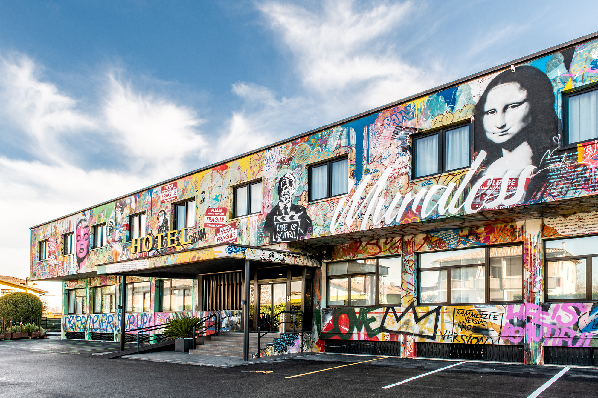 Mr. Brainwash's works in the first street art inspired hotel