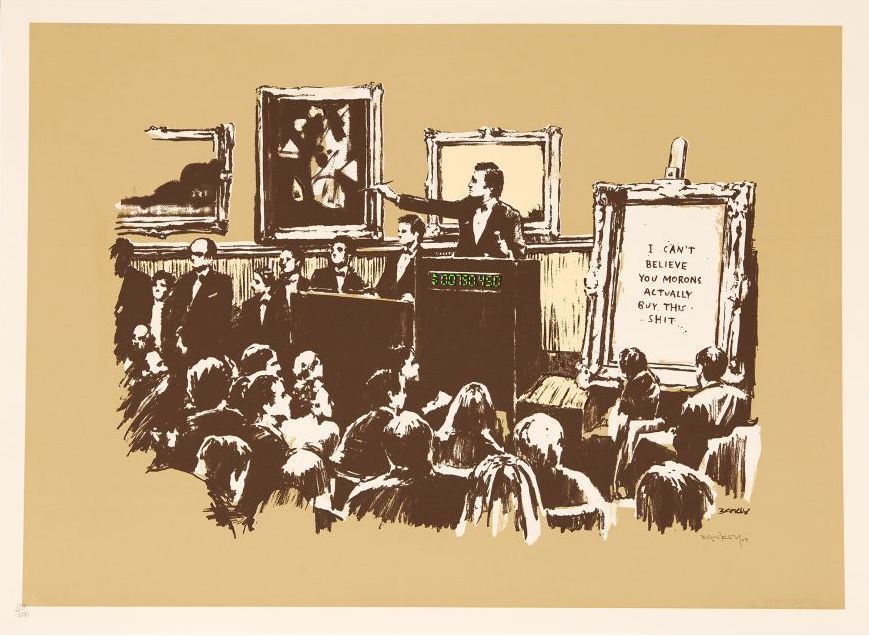 Beyond the Veil: The Desecration of Commercial Art by Banksy