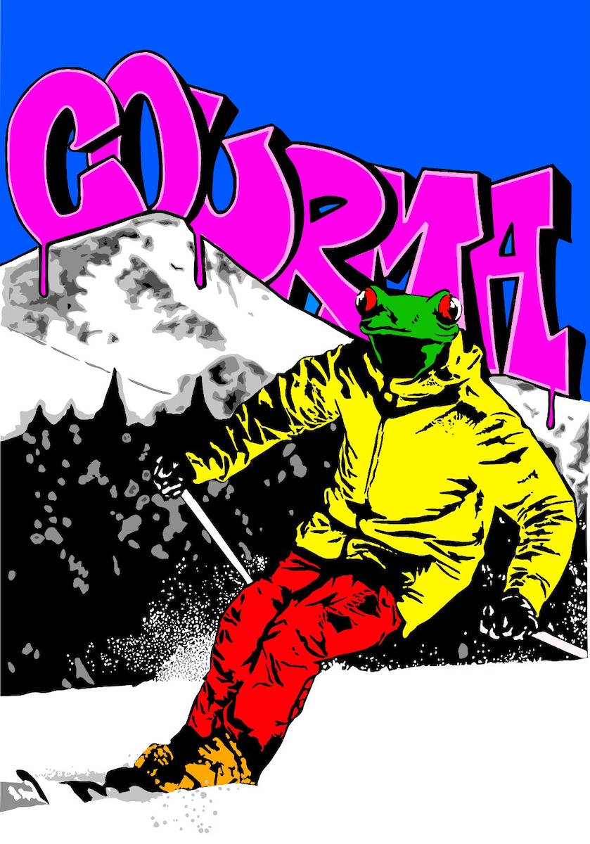 Courmayeur Art Night: “Kiss Me Courma” by Mr. Savethewall | 26/02