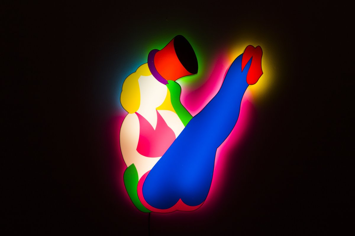 Pin up Cabaret (light sculpture)