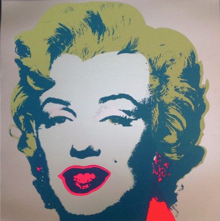 Marilyn Monroe-Blonde On Gray 11.26